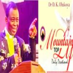 MOUNTAIN TOP LIFE, MFM DAILY DEVOTIONAL (VOLUME 7, JAN-DEC) MONDAY 26 SEPTEMBER 2022:-THE VALUE OF APPLYING GOD’S WORD (2)    