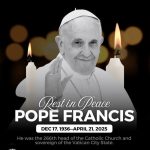 Pope Francis, our father, gone to Heaven